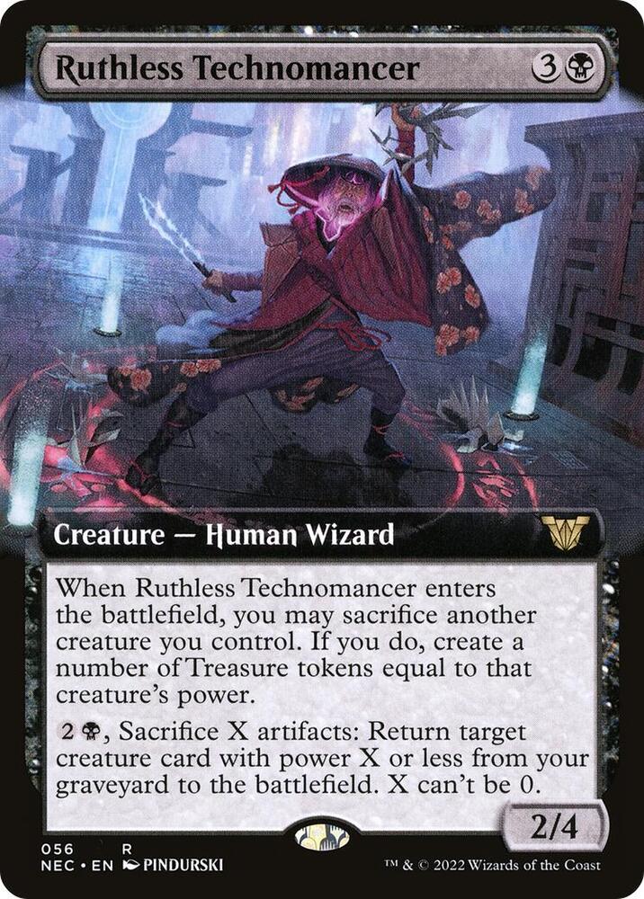 Ruthless Technomancer (Extended Art) card image