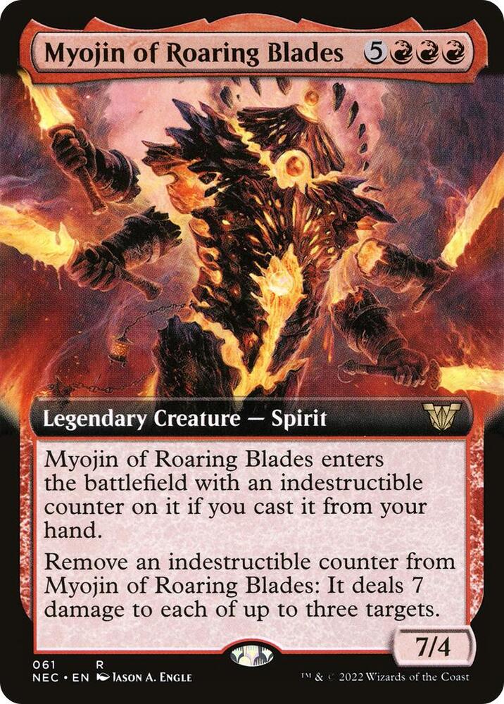 Myojin of Roaring Blades (Extended Art) card image