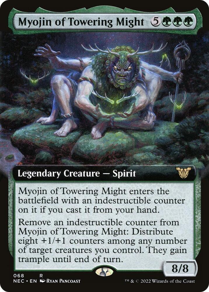Myojin of Towering Might (Extended Art) card image