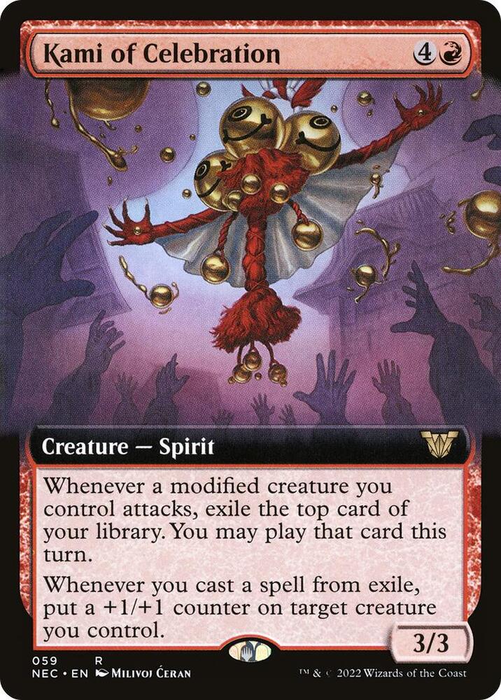 Kami of Celebration (Extended Art) card image
