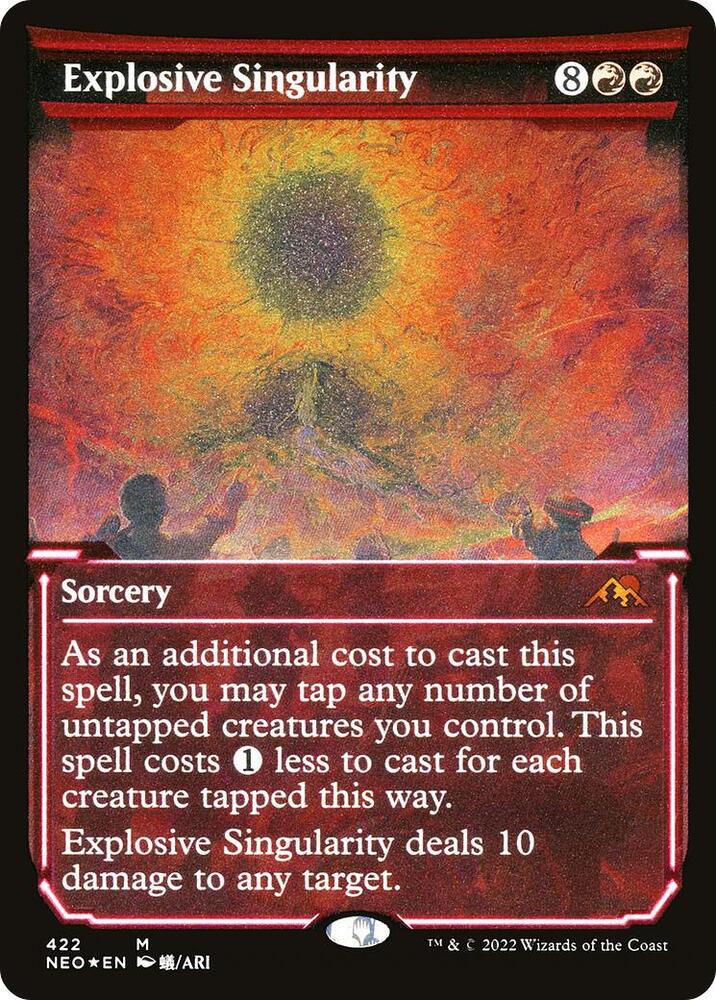 Explosive Singularity (Showcase) (Foil Etched) card image