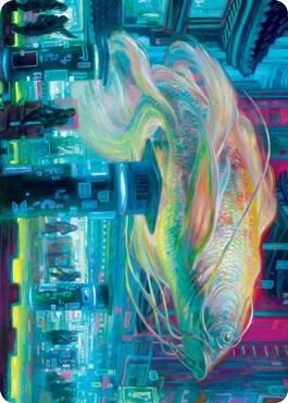 Skyswimmer Koi Art Card card image