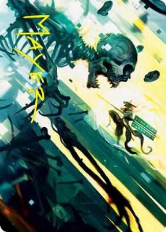 Repel the Vile Art Card (Gold-Stamped Signature) card image