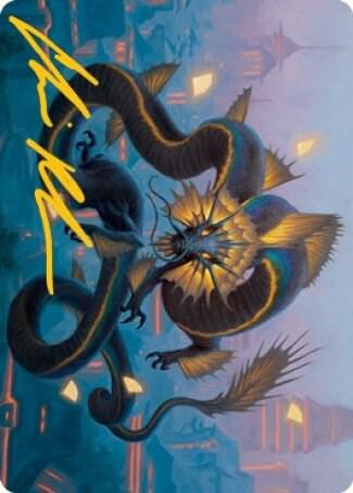 Ao, the Dawn Sky Art Card (25/81) (Gold-Stamped Signature) card image