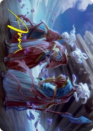 Guardians of Oboro Art Card (Gold-Stamped Signature) card image