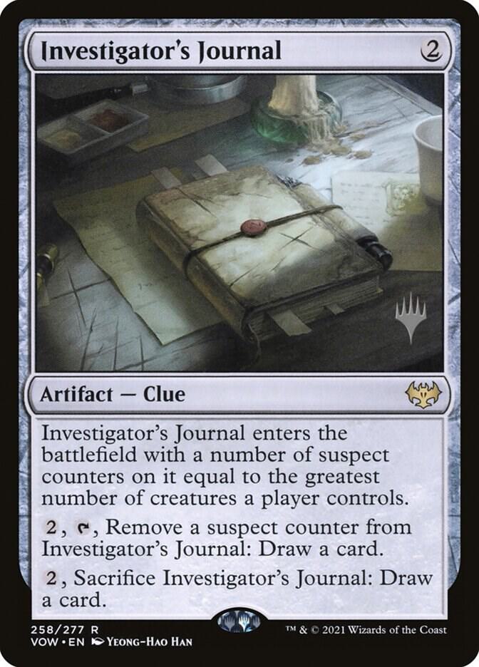 Investigator's Journal card image