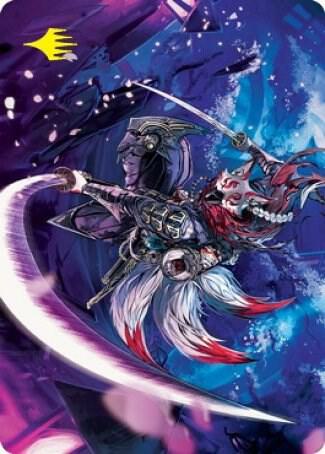 Blade-Blizzard Kitsune Art Card (Gold-Stamped Signature) card image