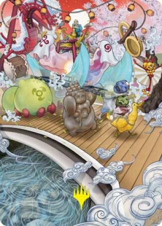 March of Otherworldly Light Art Card (Gold-Stamped Signature) card image