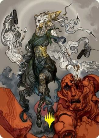 Tamiyo, Compleated Sage Art Card (Gold-Stamped Signature) card image
