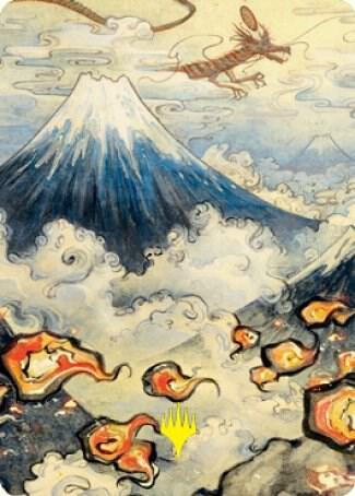 Mountain (299) Art Card (Gold-Stamped Signature) card image