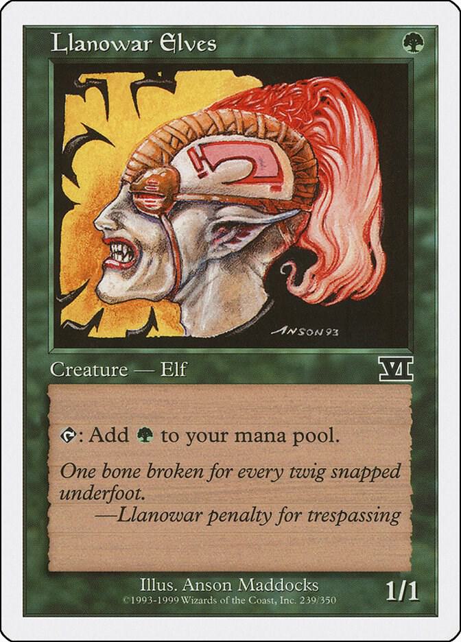 Llanowar Elves card image