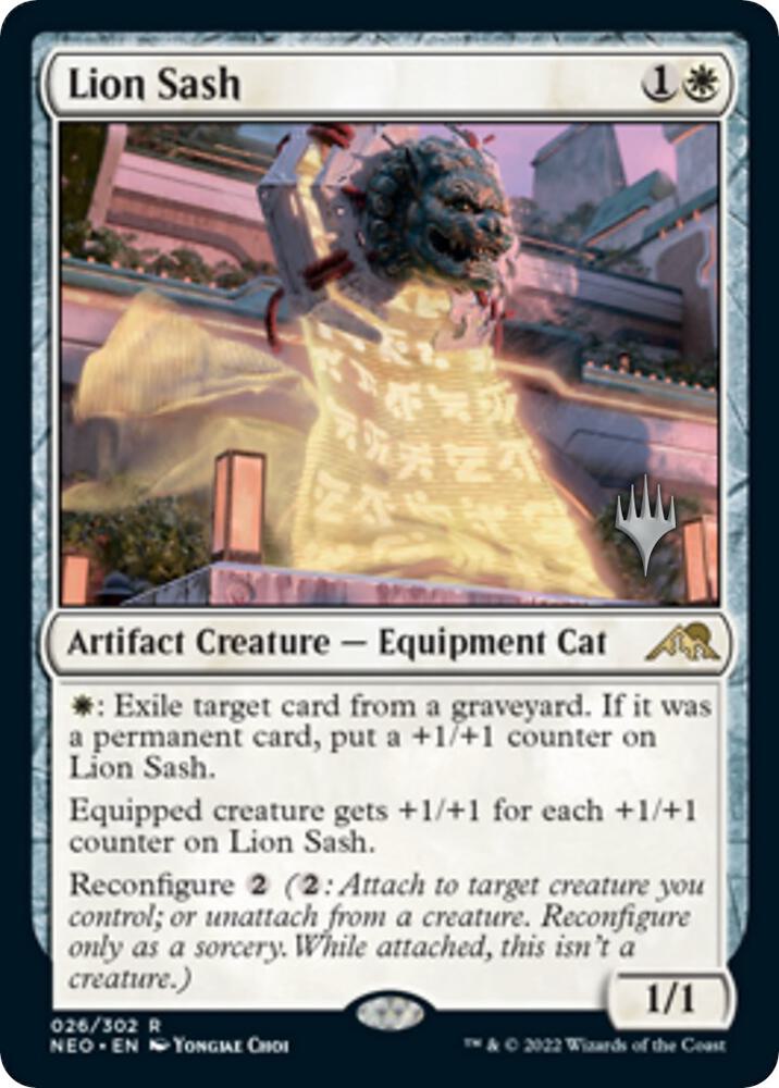Lion Sash card image