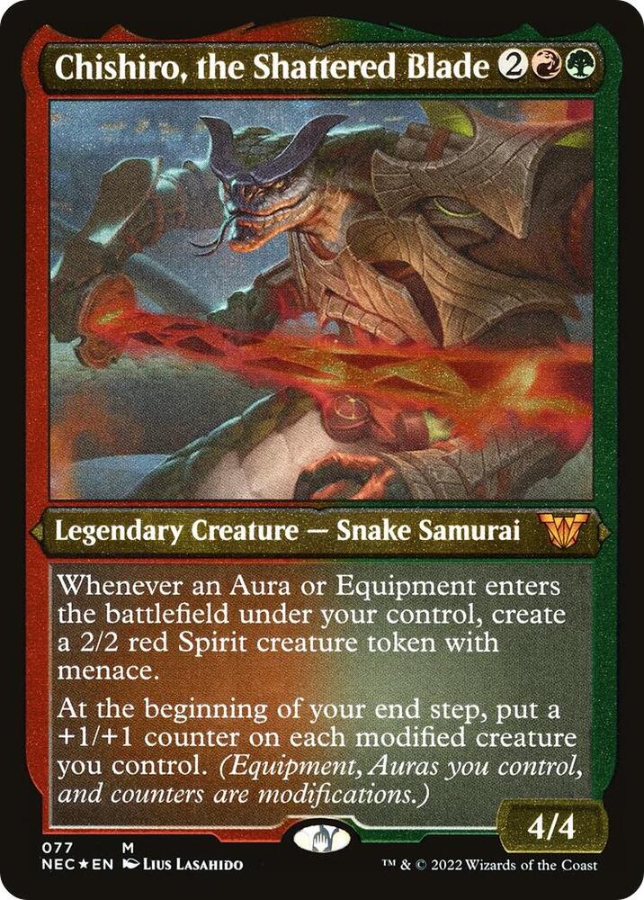 Chishiro, the Shattered Blade (Display Commander) - Thick Stock card image