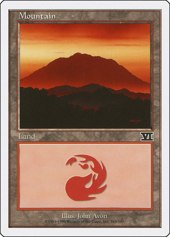 Mountain (343) card image