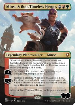 Minsc & Boo, Timeless Heroes (Borderless) card image
