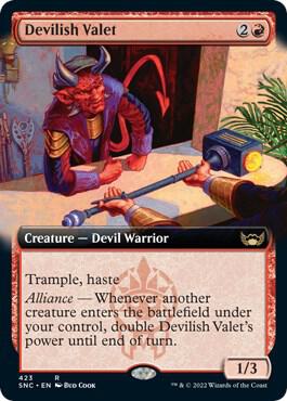 Devilish Valet (Extended Art) card image