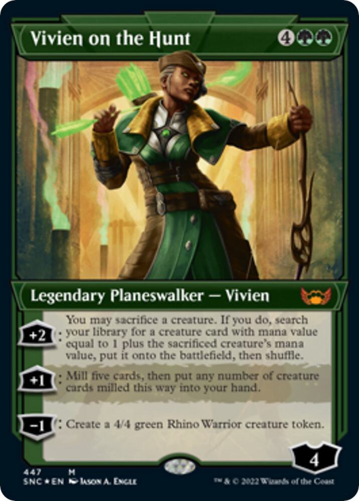 Vivien on the Hunt (Showcase) (Foil Etched) card image
