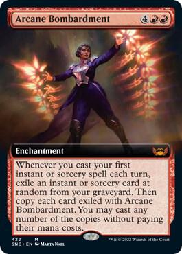 Arcane Bombardment (Extended Art) card image