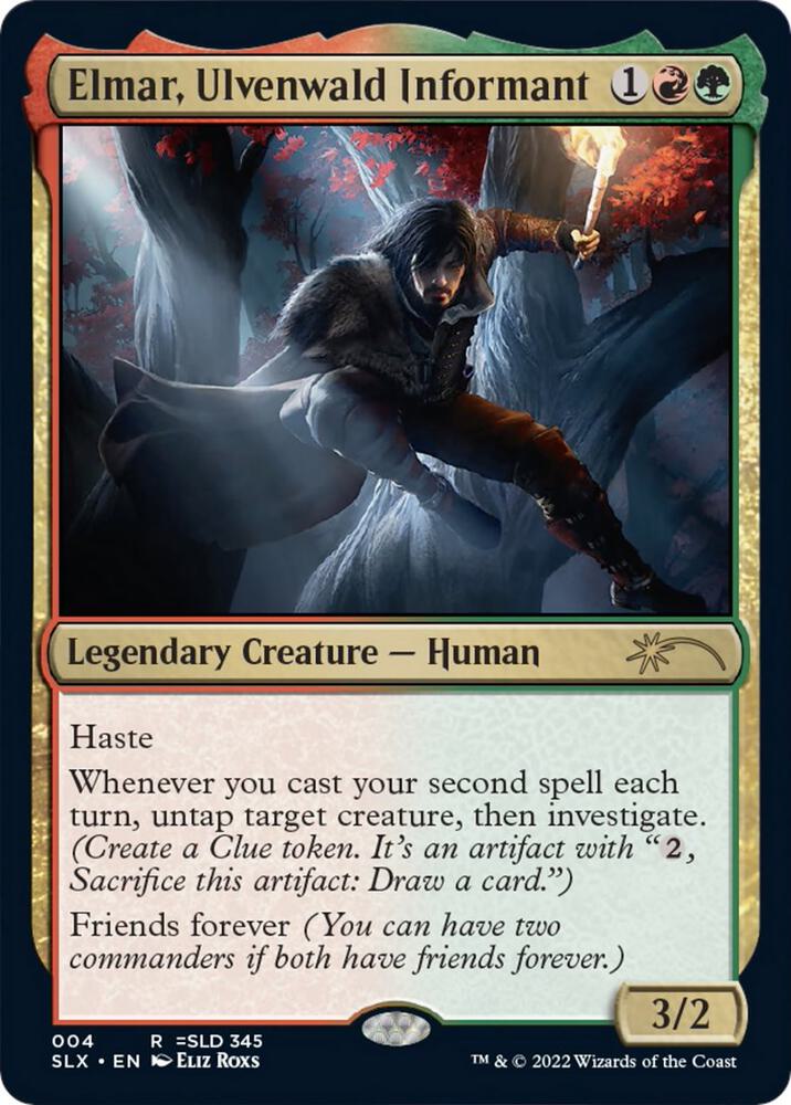 Elmar, Ulvenwald Informant card image