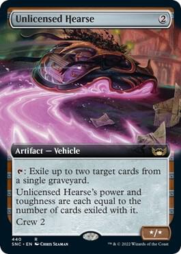 Unlicensed Hearse (Extended Art) card image