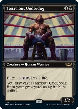 Tenacious Underdog (Showcase) (Foil Etched) card image