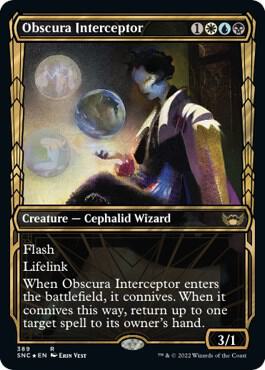 Obscura Interceptor (Gilded Foil) card image