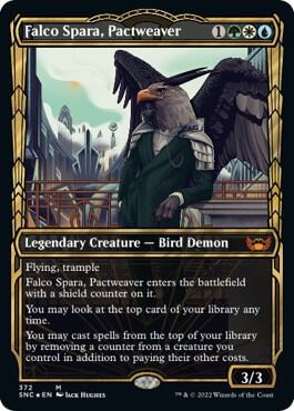 Falco Spara, Pactweaver (Gilded Foil) card image