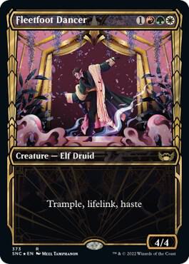 Fleetfoot Dancer (Gilded Foil) card image