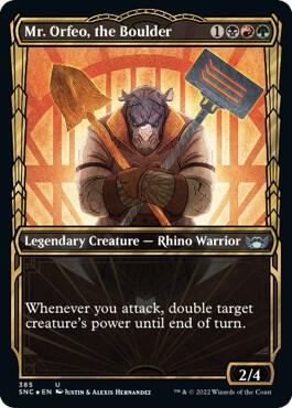 Mr. Orfeo, the Boulder (Gilded Foil) card image