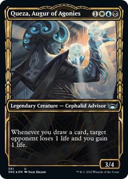 Queza, Augur of Agonies (Gilded Foil) card image