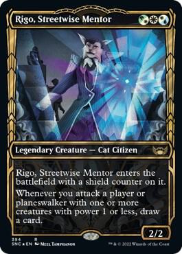 Rigo, Streetwise Mentor (Gilded Foil) card image