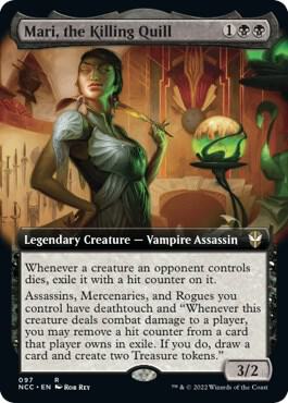 Mari, the Killing Quill (Extended Art) card image