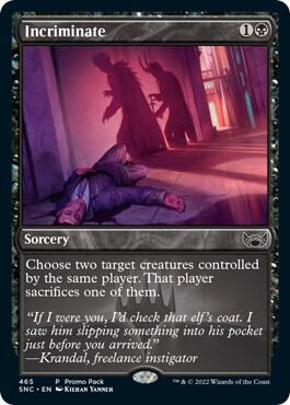 Incriminate card image