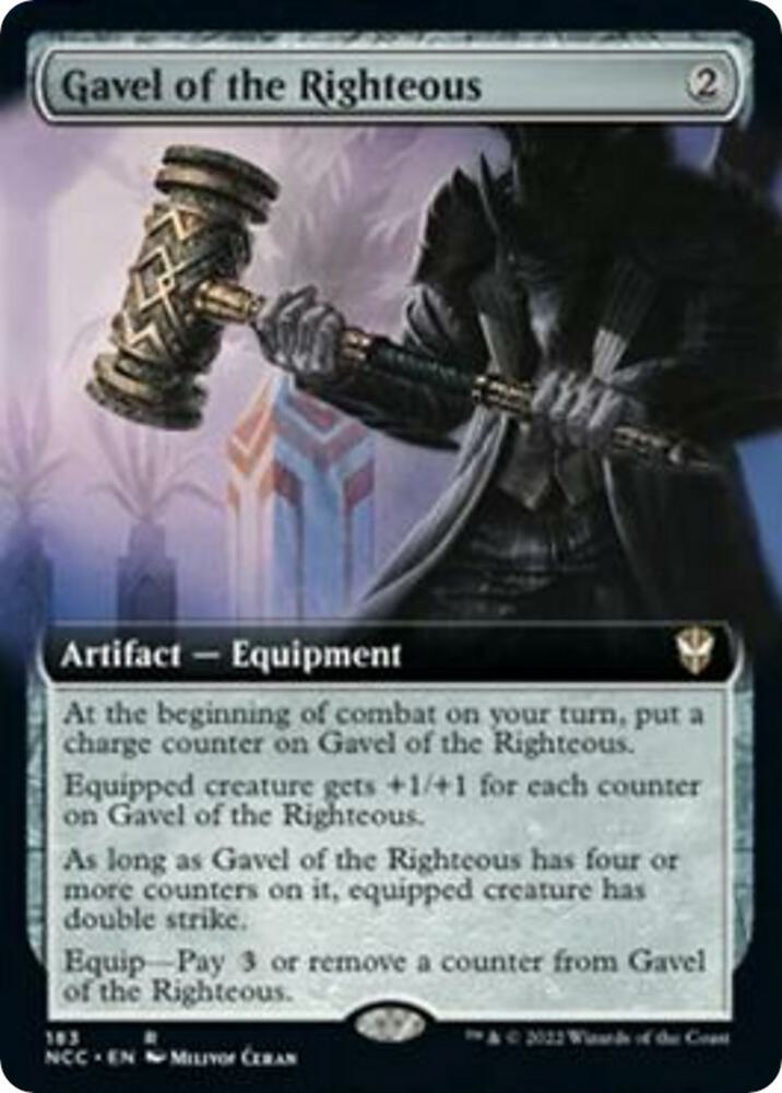Gavel of the Righteous (Extended Art) card image