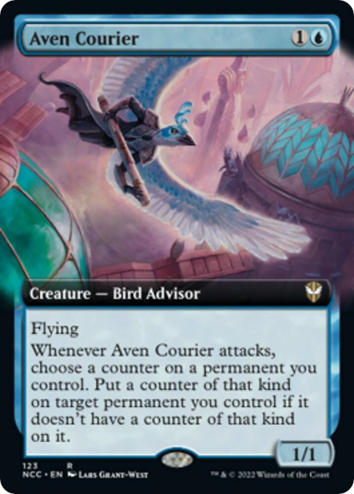 Aven Courier (Extended Art) card image