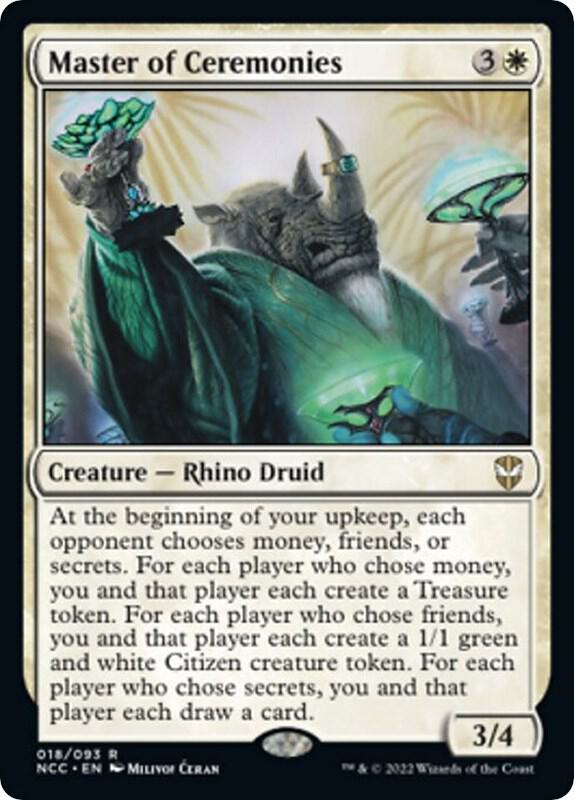 Master of Ceremonies card image