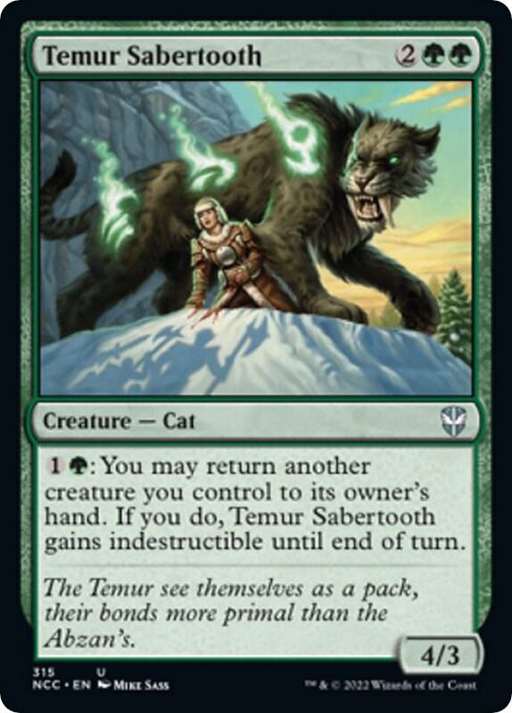 Temur Sabertooth card image