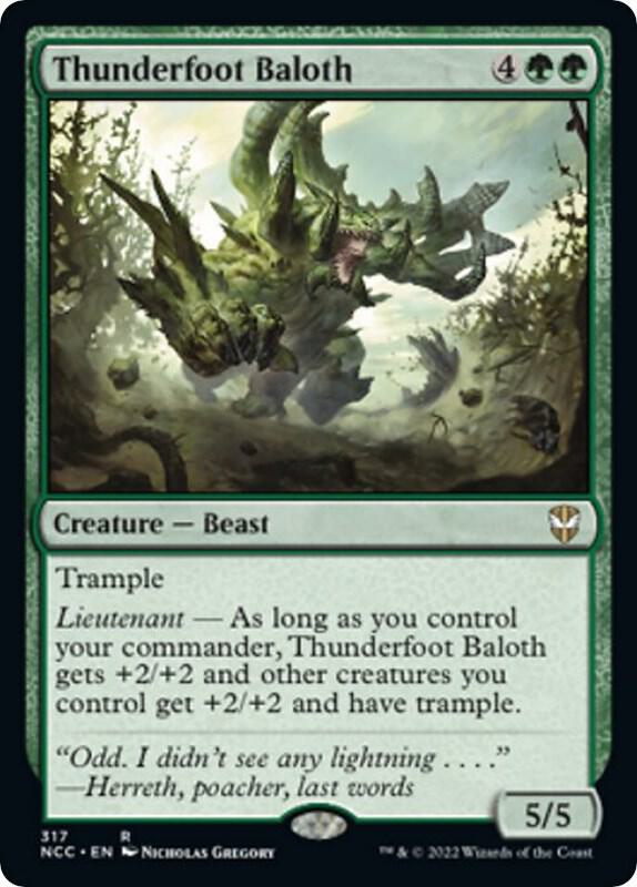 Thunderfoot Baloth card image