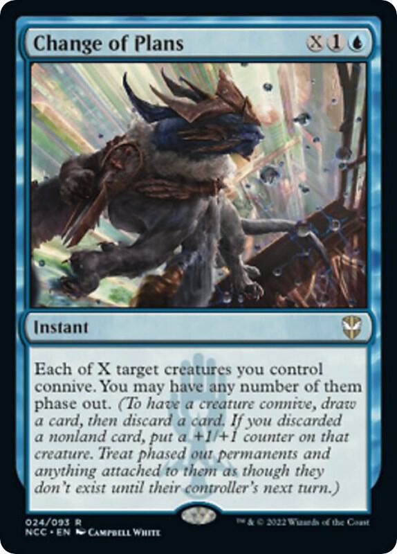 Change of Plans card image