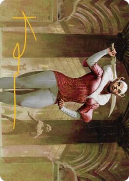 Mage's Attendant Art Card (Gold-Stamped Signature) card image