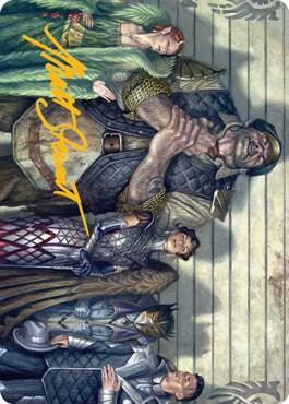 Rogues' Gallery Art Card (Gold-Stamped Signature) card image