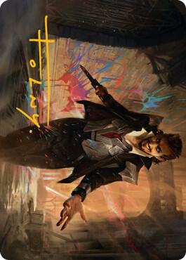 Anhelo, the Painter Art Card (Gold-Stamped Signature) card image