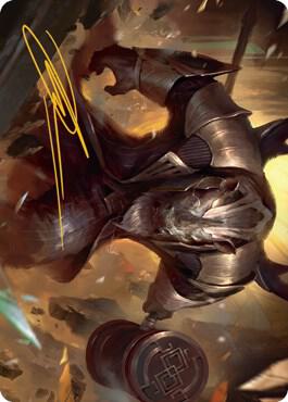 Perrie, the Pulverizer Art Card (Gold-Stamped Signature) card image