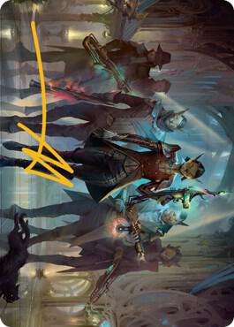 Family's Favor Art Card (Gold-Stamped Signature) card image