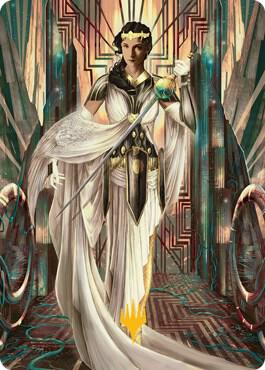 Elspeth Resplendent Art Card (64/81) (Gold-Stamped) card image