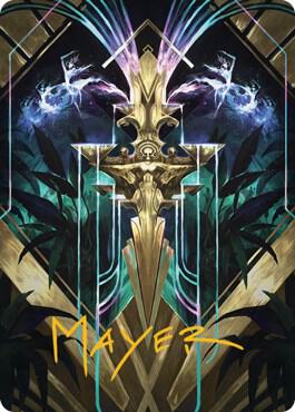Halo Fountain Art Card (Gold-Stamped Signature) card image