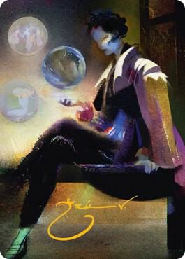 Obscura Interceptor Art Card (Gold-Stamped Signature) card image