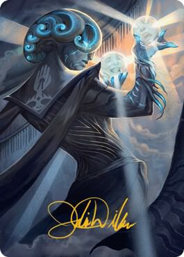 Queza, Augur of Agonies Art Card (Gold-Stamped Signature) card image