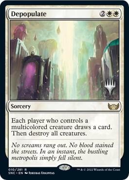 Depopulate card image