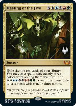 Meeting of the Five card image